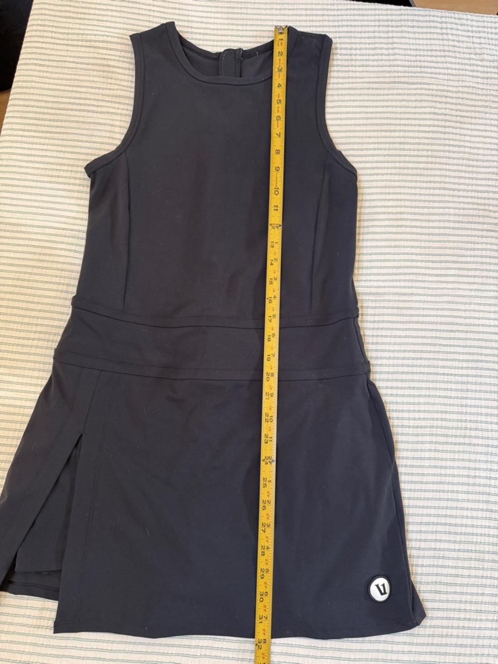 Vuori Topspin Tennis Dress — Black Medium - Picture 7 of 11